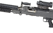 machine gun guns dual screen duel weapons m240l 3360x1050 wallpaper 
